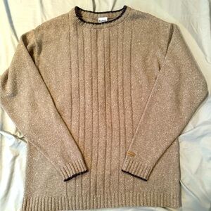 Men’s Columbia Tan sweater size xl.